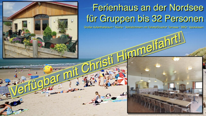 Ferienhaus an der Nordsee für 32 Personen